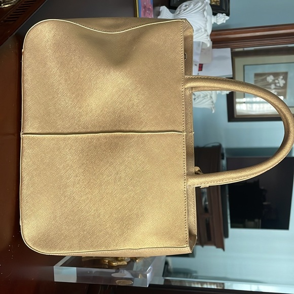 Hobo Original Mariella gold saffiano leather bag - Picture 6 of 13
